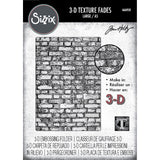 Sizzix • 3d texture fades embossing folder brickwork large a5 by tim holtz