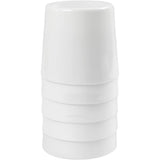 Tasse à eau Creativ company, h : 9,5 cm, d 8,5 cm, 300 ml, blanc, 5 pièces 1 boîte