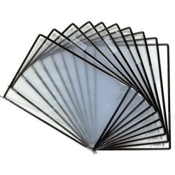Zichtpaneel djois 114507 a4 zwart pvc