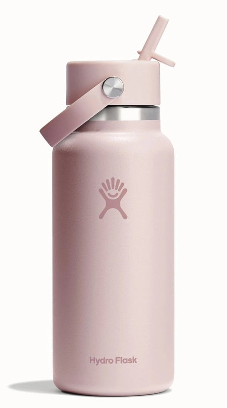 Gourde Hydro Flask à large ouverture avec bouchon en paille flexible (946 ml) - Trillium