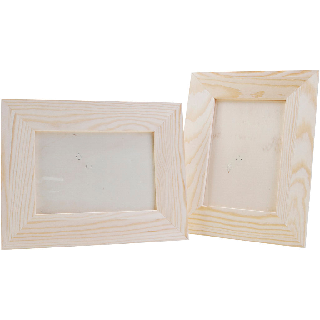 Cadre en bois, dimensions 23x18 cm, 12 pièces, 1 boîte