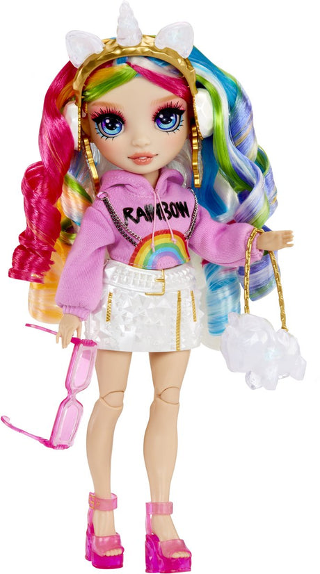 Mga entertainment poupée de mode arc-en-ciel à haute cristallisation - amaya
