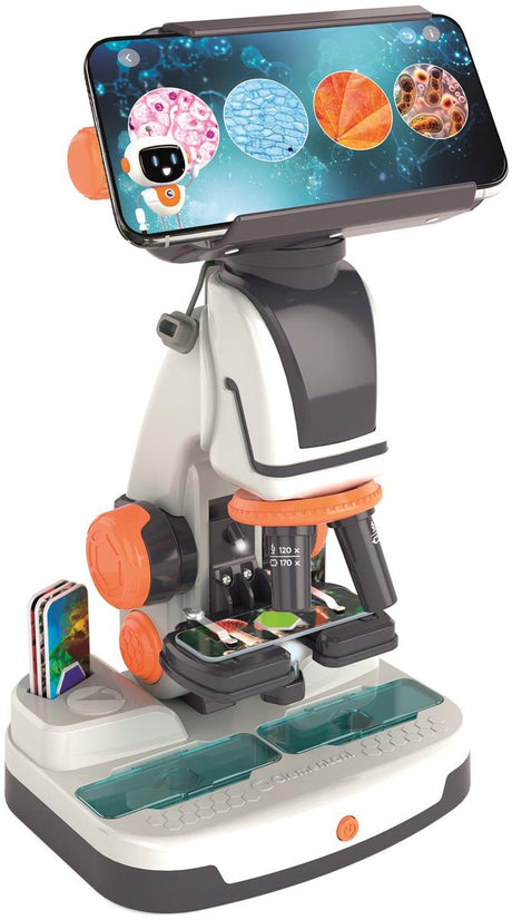 Microscope de jeu scientifique intelligent Clementoni