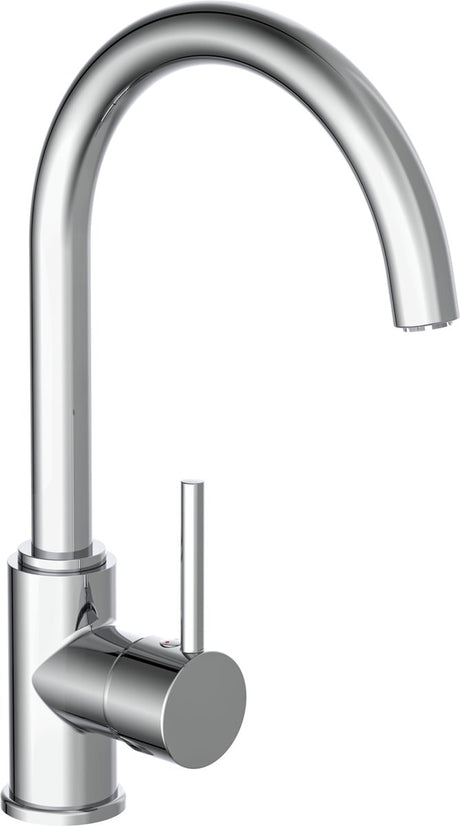 Schütte One-Button Mixer avec bec rond High Round Casalla Chrome -Colored