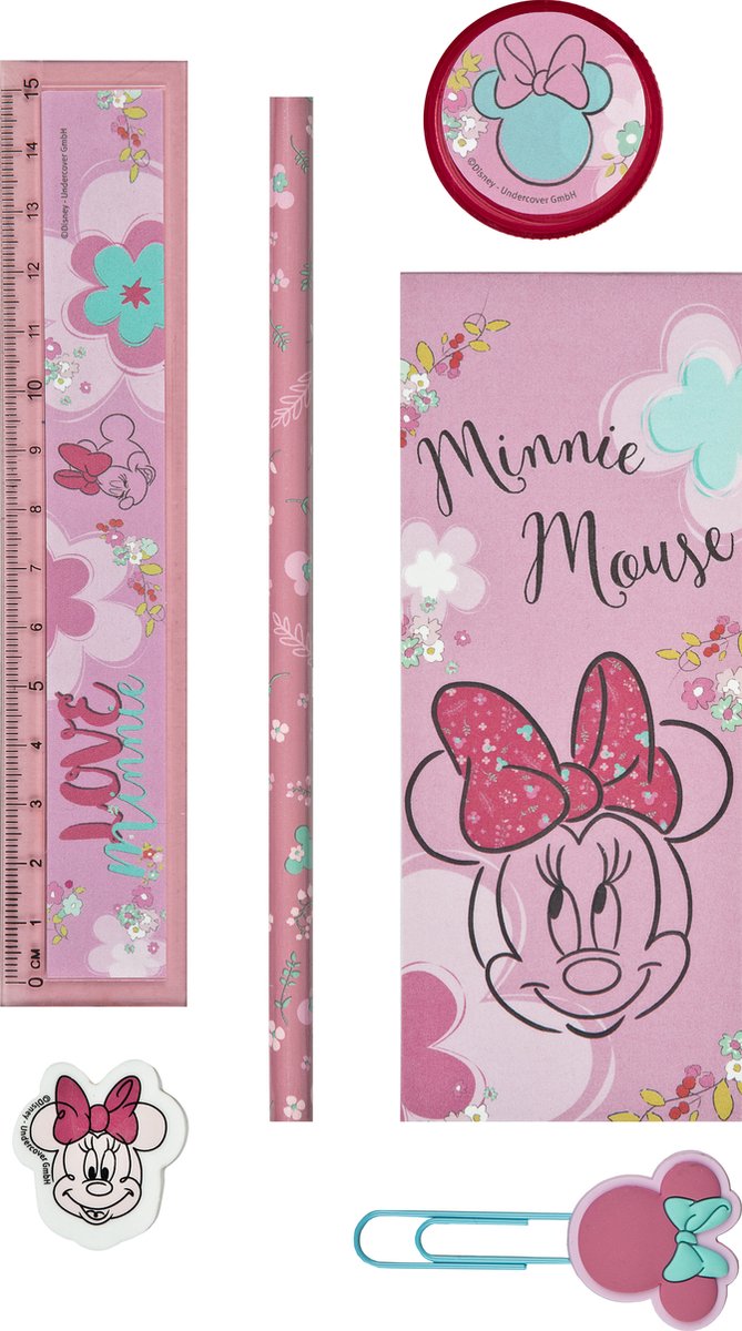Set de bureau Undercover Minnie Mouse, 6dlg.