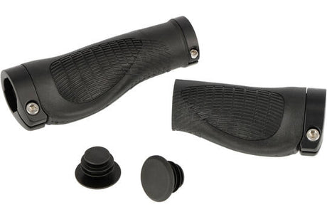 Trivio - poignées de vélo nexus 128 95 caoutchouc ergonomique lock-on noir