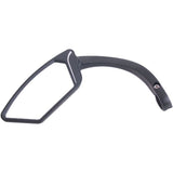 Miroir sur la direction multi-angle de vélo électrique gauche. noir