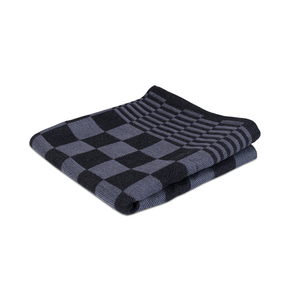 Wecoline weco torchon à carreaux noir 70x70cm (6 pièces)