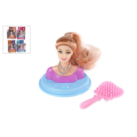 Coiffure tête 9 cm avec accessoires