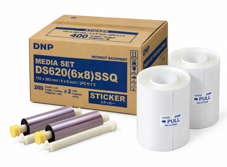 Dnp papier snow quartz 2 rol à 200 st. 15x20 voor ds620