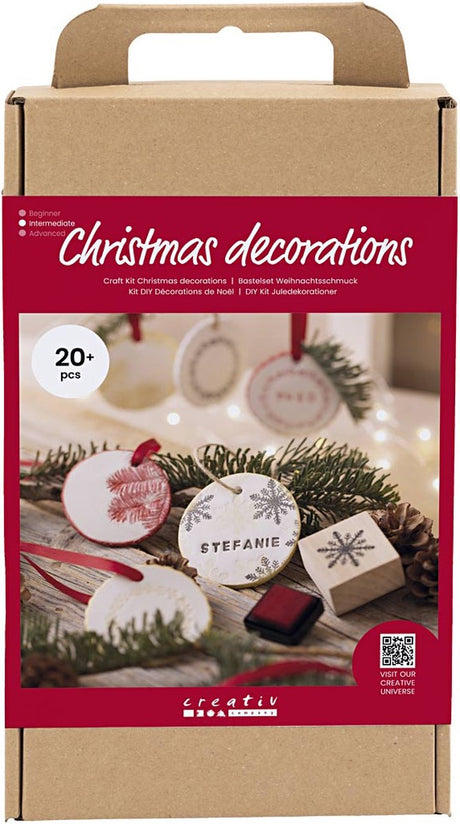 Creativ company hobby set décorations de Noël, argile auto-durcissante, 1 boîte