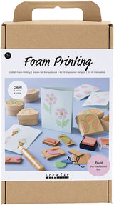Société créative https : www.cchobby.nl hobbyset-foam-druk-decorated-dozen-and-cards-beige-mid-green-mint-clear-red-1-doos