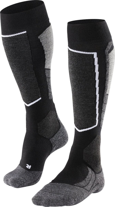 Falke sk2 chaussettes de ski chaudes et épaisses en laine fonctionnelle pour femme noir - taille 35-36