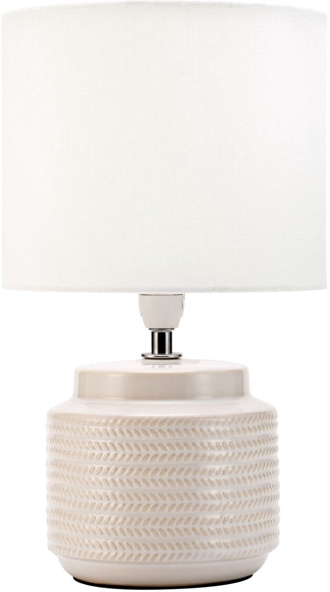 Pauleen Lampe de table LED Bright Soul - e14 - max 20w - salon, chambre salle à manger - beige crème