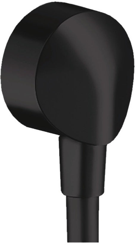 Hansgrohe fixfit coude de raccordement mural e sans clapet anti-retour noir mat