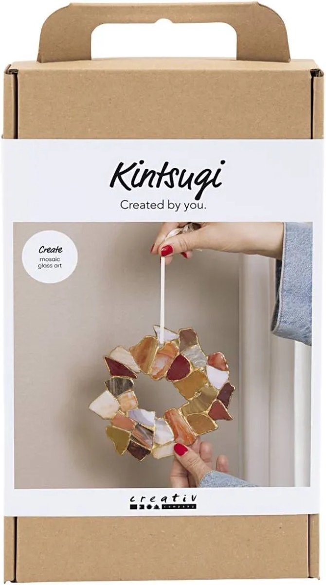 Société créative https : www.ccobby.nl hobbyset-kintsugi-hanging-decorations-diverse-colors-1-box
