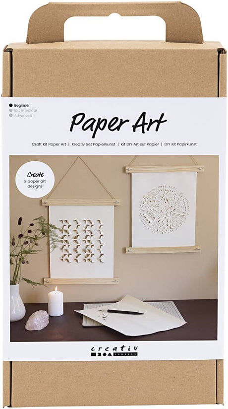 Société créative https : www.ccobby.nl hobbyset-paper art-paper-hangers-off-white-1-box