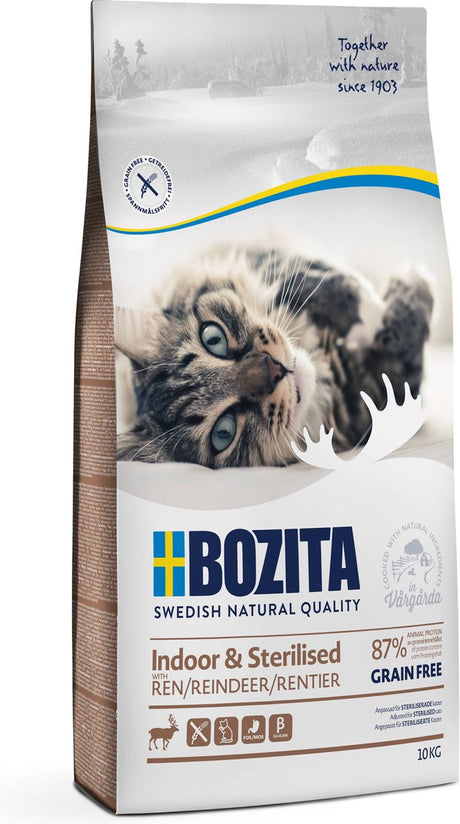 Bozita intérieur stérilisé sans céréales - 10 kg - renne
