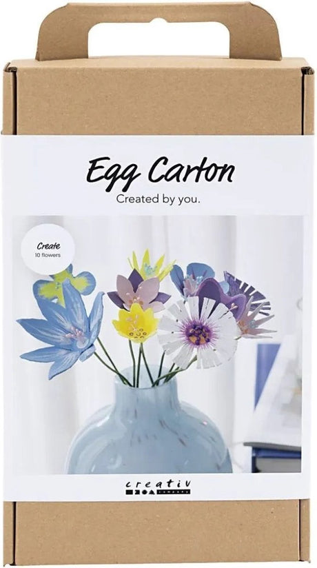 Entreprise créative https: www.cchobby.nl hobbyset-bloemen-van-eierdozen-pastelkleuren-1-doos