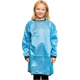 Blouse d'artiste Creativ company, l : 75 cm, taille 7-12 ans, turquoise, 1 pièce