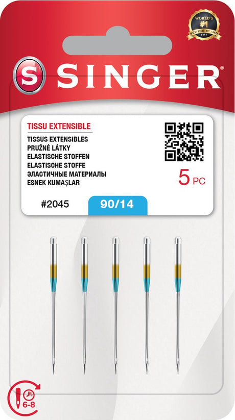 Aiguilles extensibles Singer 2045 90 (5 pièces)