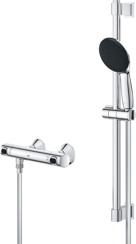 Ensemble de douche Grohe Quickfix Precision Flow - économie d'eau - chrome