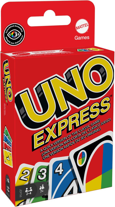 Mattel jeux uno express (7+)