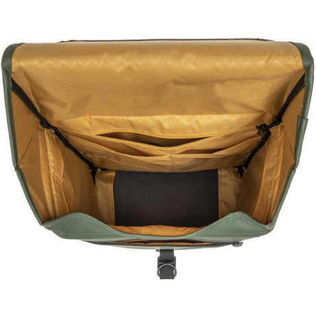 Sac à vélo unique odène - Eau -Pellite - 17,5L - vert noir