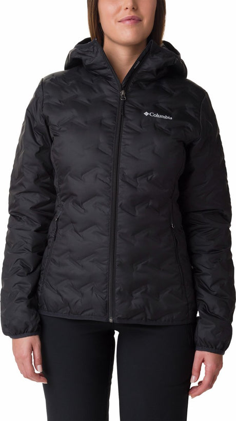 Veste d'extérieur pour femme Columbia Delta Ridge™ II Down Hooded Jacket - Noir - Taille XS