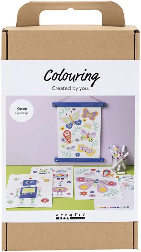 Société créative https: www.ccobby.nl hobbyset-colors-butterfly-and-robot-happy-colors-1-doos