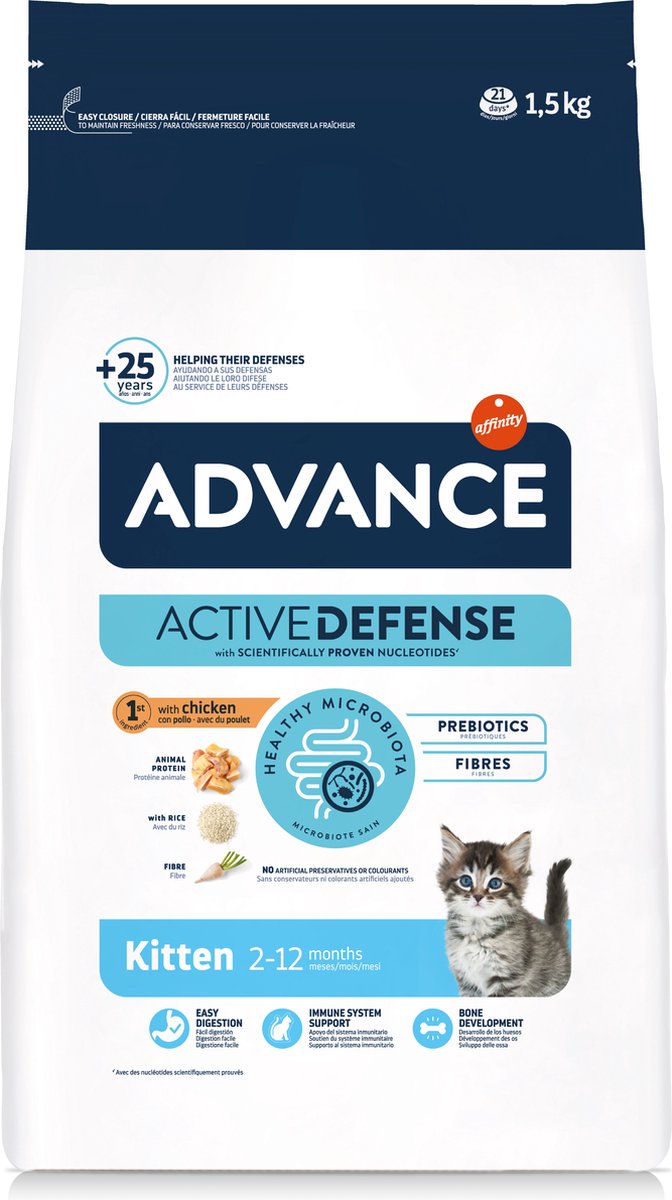 Advance chat chaton de poulet riz
