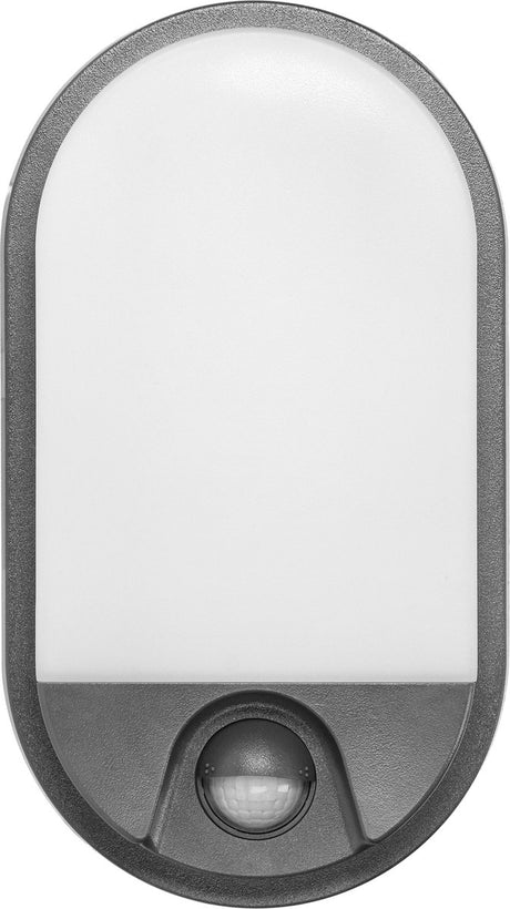 Adviti Nefryt Lampe d'extérieur LED avec détecteur de mouvement - éclairage de jardin 4000k - éclairage extérieur avec IP54 - applique murale 1100lm - extérieur ik08 - anthracite