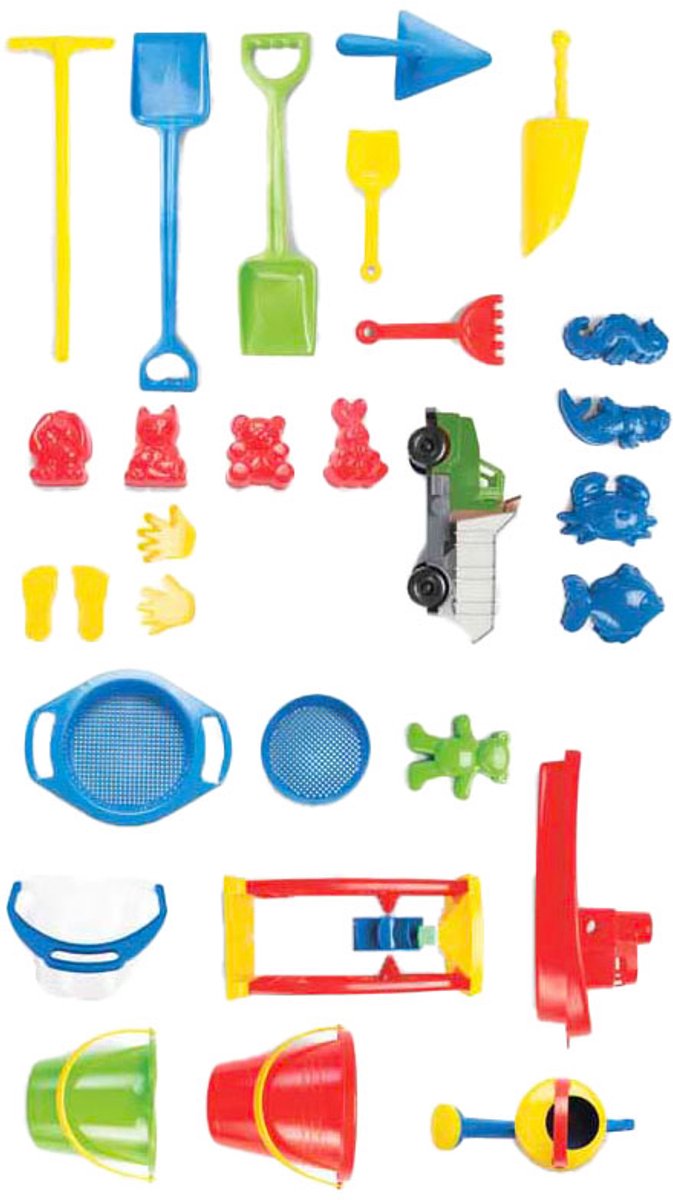 Ensemble de jeu de sable Dantoy, 84 pièces.