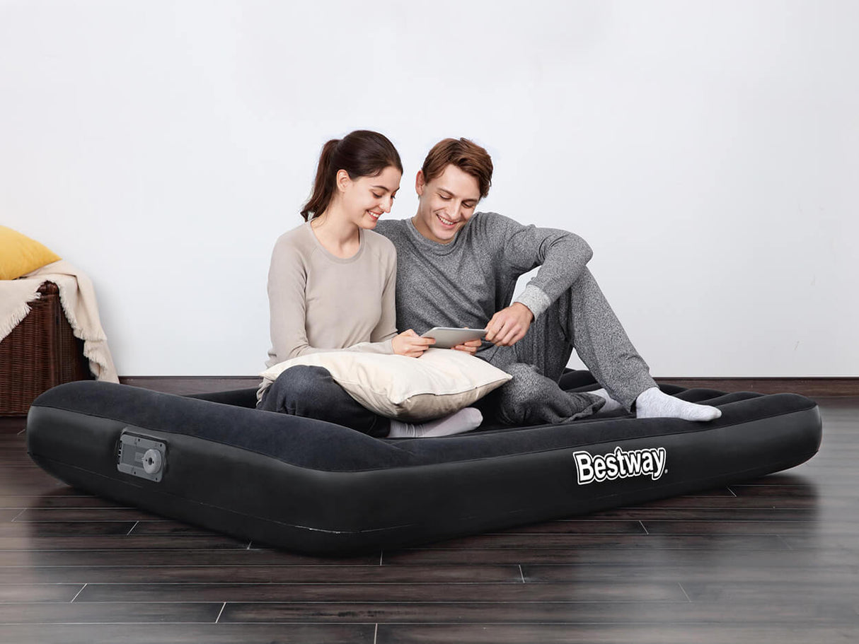 Bestway Airbed Tritech 30 cm de 191 cm negro de 191 cm