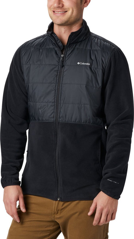 Gilet d'extérieur Columbia Basin Butte™ Full Zip Fleece II pour hommes - Noir - Taille XL