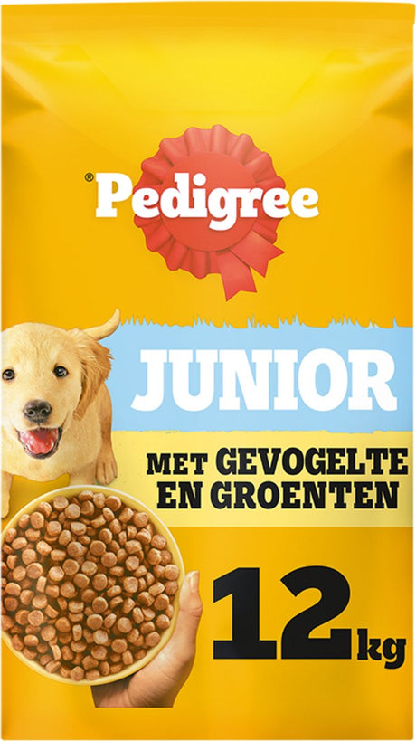 Nourriture pour chien Pedigree - junior - volaille et légumes - 12kg