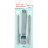 Outils de pliage Impressart et bracelets métalliques, L : 15 cm, l : 6-106 mm, aluminium, 1 set
