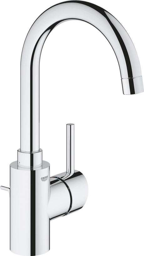 Robinet pour lavabo Grohe Concetto taille L - avec vidage - bec haut pivotant - chrome