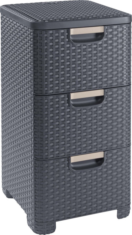 Curver Coffre of Trahers Style 3x14 L Anthracite -Colored