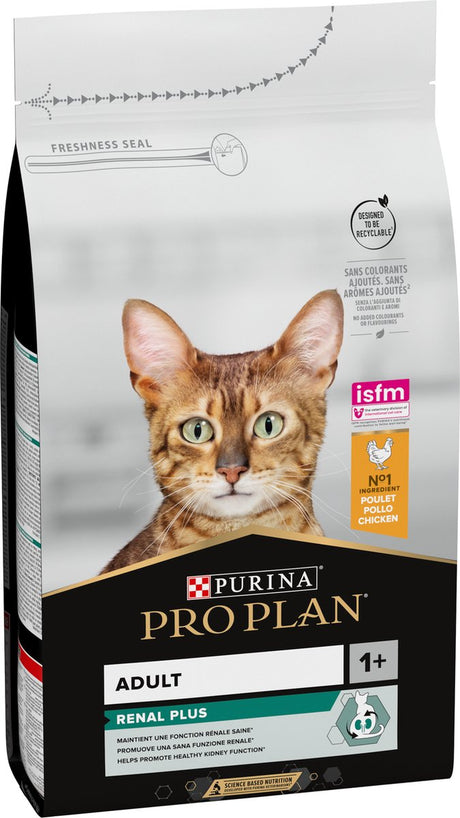 Pro plan adulte rénal plus nourriture sèche pour chat - poulet - 1,5 kg