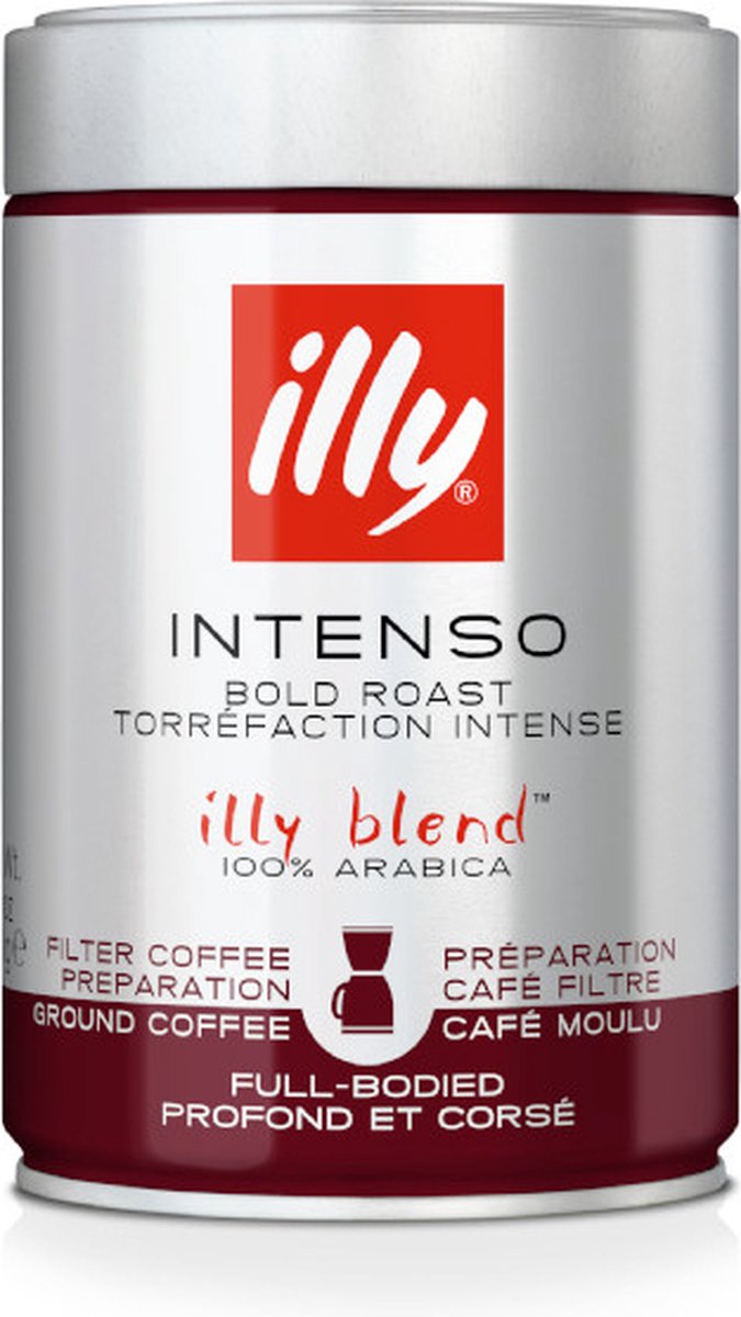 Illy - café filtre moulu torréfaction intense