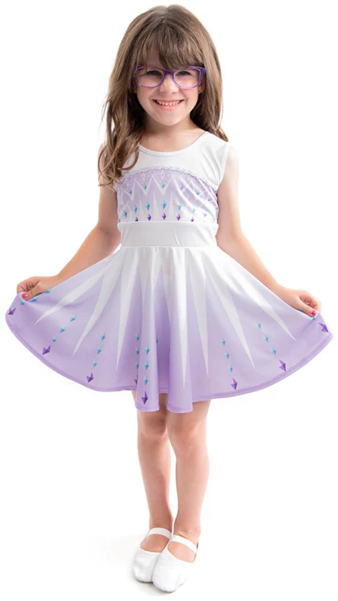 Petites aventures – robe virevoltante du couronnement de glace – taille 128-134