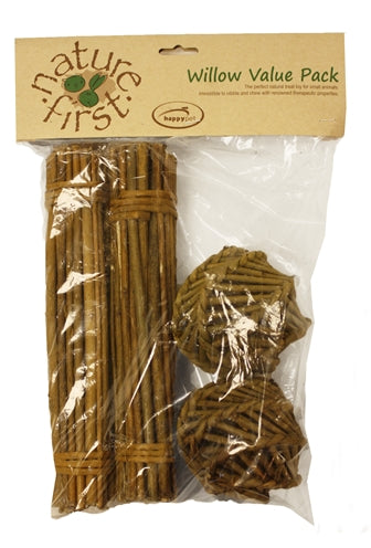 Happy Pet Willows Value Pack 2 bâtons 2 balles