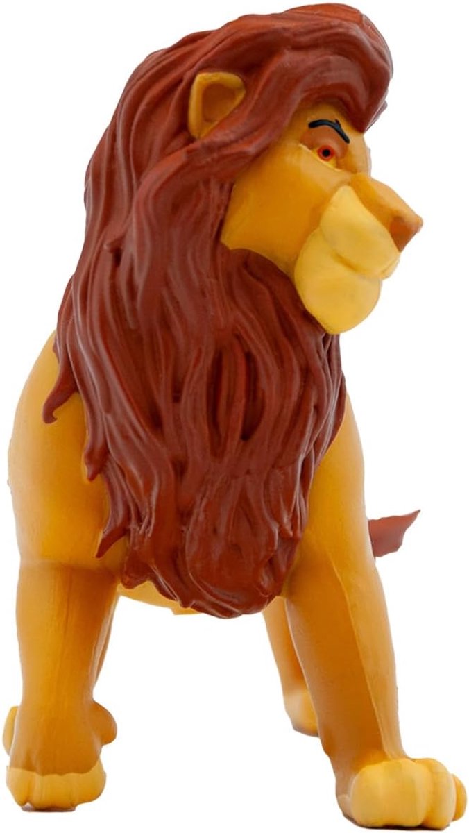 Bullyland 12257 – Figurine de jeu Disney Le Roi Lion Mufasa – design réaliste et détaillé – idéale comme figurine de gâteau, objet de collection ou petit cadeau pour les enfants à partir de 3 ans