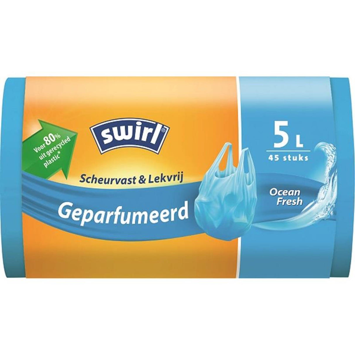 Sac poubelle à pédale Swirl parfumé 5 l 45 pièces