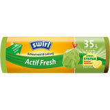 Swirl indéchirable anti-fuite actiffresh 35l 9 pièces
