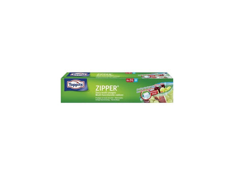 Sacs multifonctions à fermeture éclair Toppits 3 litres 8 pièces | 4 pièces