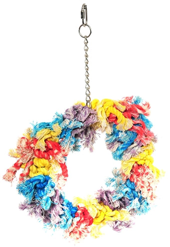 Bague en fil dentaire pour perroquet Happy Pet