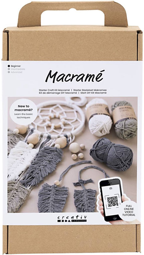 Entreprise créative https: www.cchobby.nl starter-hobbyset-macrame-1-doos