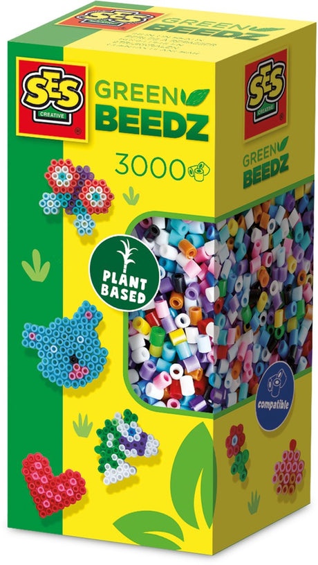 Ses creative ses green beedz - mélange de perles à repasser 3000